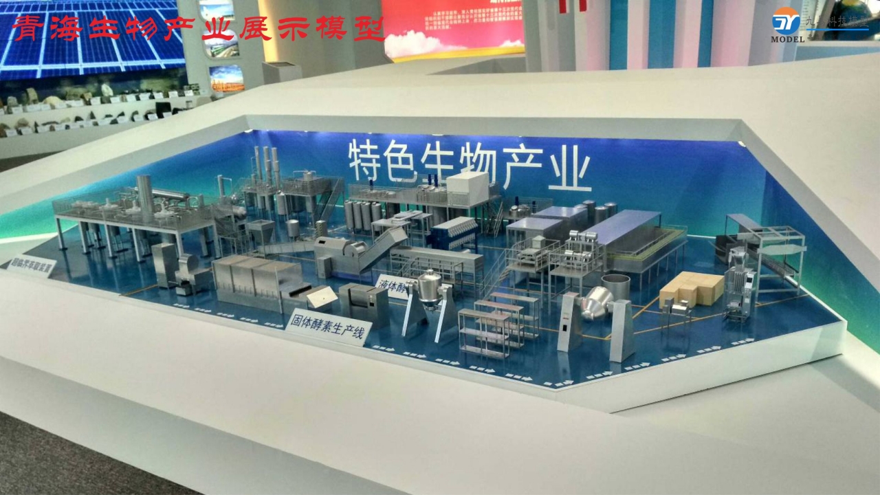 青海生物產(chǎn)業(yè)園展示沙盤